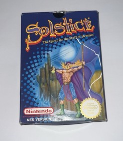 Nintendo NES - Solstice Complete In Box- Very Good Condition - RARE 🎮