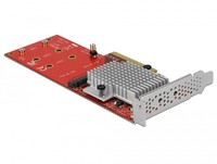Delock 90305 - PCIe - M.2 - Niedriges Profil - PCIe 3.0 - Asmedia ASM2824