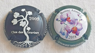 Capsules de Champagne LETTRE M SUIVANT ORDRE MIGNON PIERRE