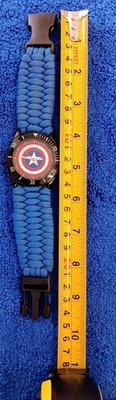 Marvel Captain America Doomsday Men s Watch Shield Logo Dial Needs Battery