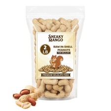 Raw Peanuts in Shell Bulk 2 Pound wild bird Squirrel feed 1 Pack