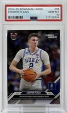 Cooper Flagg Rookie PSA 10- 2024 Bowman U Now ‘March Madness Debut’ -Mavericks