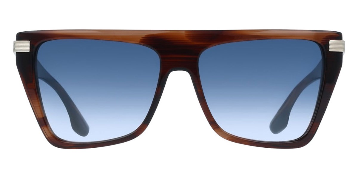 Солнцезащитные очки Victoria Beckham VB684S Женские коричневые с рогом 57 мм, новые, 100% подлинные