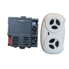 JR1630RX 12V 2.4G Remote Control and Receiver, for Kids Ride On Toys, 12V