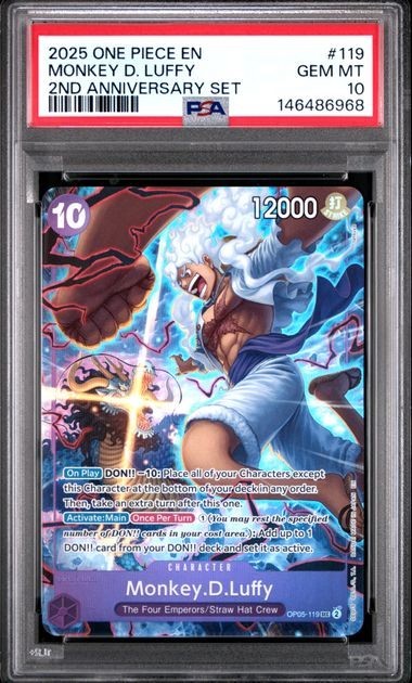 モンキー・D・ルフィ [L] English 2nd ANNIVERSARY ONE PIECE MONKEY D. LUFFY ENGLISH VERSION 2ND ANNIVERSARY SET #119
