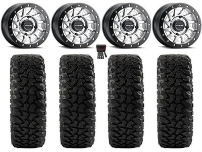 Raceline Squad Bdlk 15'' Wheels +38mm 30'' Ridge Ripr Tires Can-Am Maverick X3
