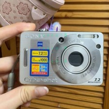 Sony Cyber-shot DSC-W70 Digital Camera 7.2MP 3x Optical Zoom Red-Eye Reduction