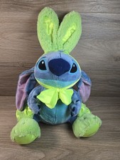 Disney Store Lilo Stitch Green Easter Bunny 14 Plush Stuffed Toy Exclusive