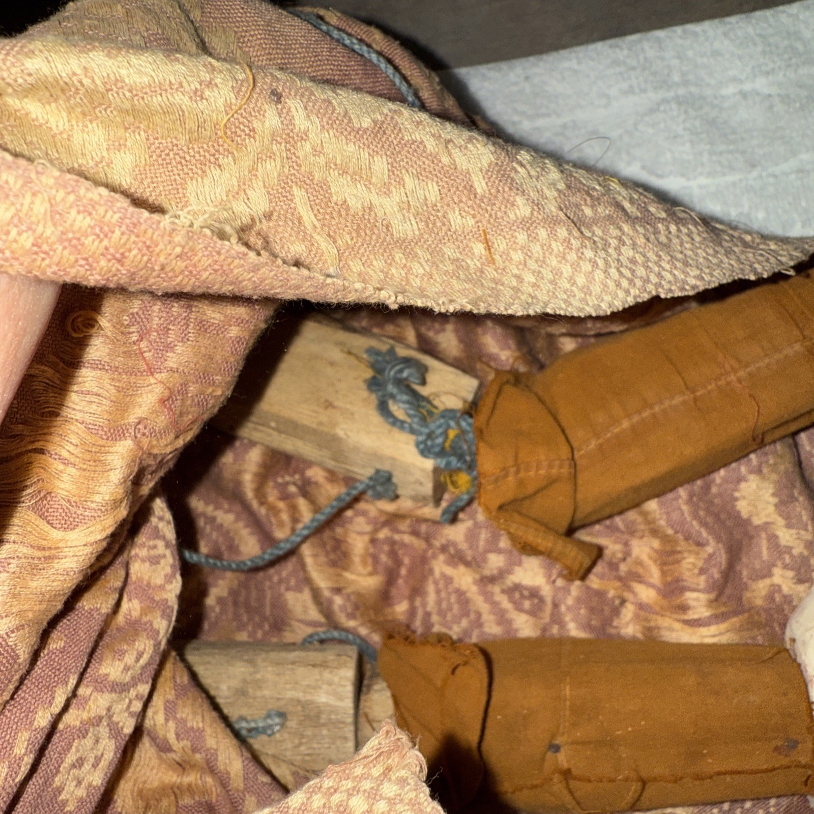 Vintage Wooden Marionettes/Puppets With Robes