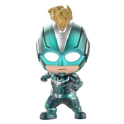 Captain Marvel Masked Starforce Cosbaby 12'' Hot Toys Wackelkopffigur als Geschen