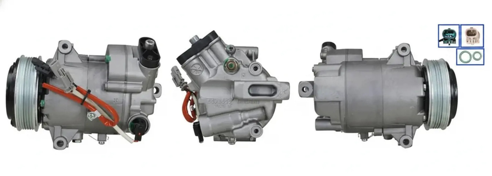 Compressore climatizzazione R 134a PAG 46 YF 51-1440 ELSTOCK per OPEL VAUXHALL - Immagine 2
