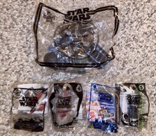 Lot Of 5 Different McDonald  s Happy Meal Star Wars Close Wars Sealed Toys