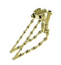 Lowrider Brand 20" Bicycle Bent All Flat Twisted Spring Fork 1" Gold Bike.