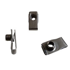 M8 Long Stainless Steel U -Style Clip-On Nut,U-Type Fasteners Pack of 20 