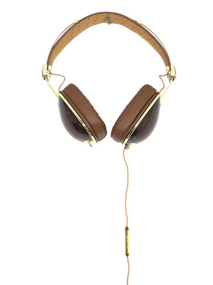 Skull Candy Supreme Sound x Roc Nation Aviator Headphones Brown / Gold Pre-Owned