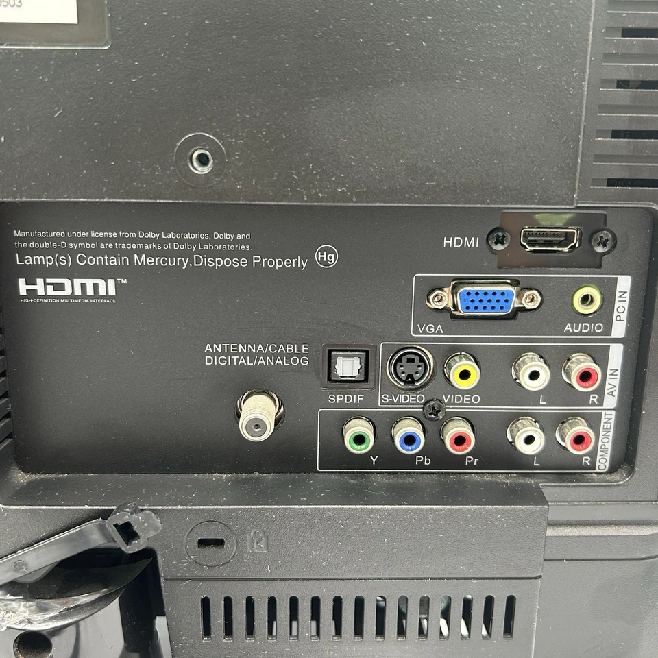 TV HAIER 19" HL19D2 LED-LCD Multi Puertos con Soporte Adjunto Probado y Funciona JUGADOR Foto 3 de 4