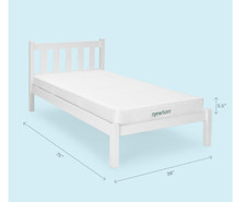 Newton Baby Kids' Twin Mattress White