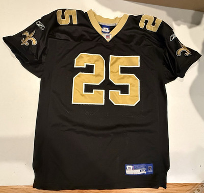Reebok New Orleans Saints Reggie Bush #25 NFL Jersey Sz 50 Authentic Game Cut
