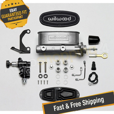 Wilwood 261-14158 Aluminum Tandem Chamber Master Cylinder Kit