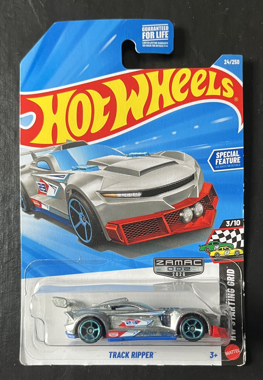 🔥Hot Wheels Walmart Zamac HW Starting Grid TRACK RIPPER #24/250 (2026) New!🔥