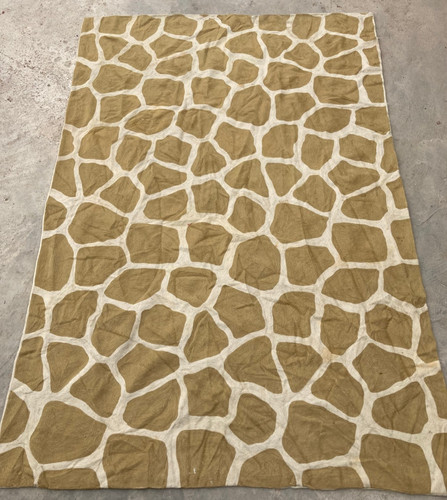 Vintage Artisan Made Hand Woven Giraffe Print Kilim Rug Carpet 175x118 cm