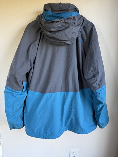 The North Face 3-in-1 Jacket Men's Large Blue Hooded Ski Snow Weatherproof - Picture 16 of 24