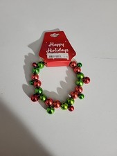 Happy Holidays Christmas Jingle Bracelet