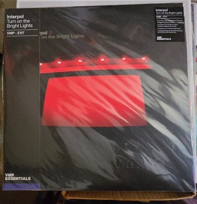 Interpol Turn On The Bright Lights - 2LP RED Vinyl Me Please VMP New SEALED