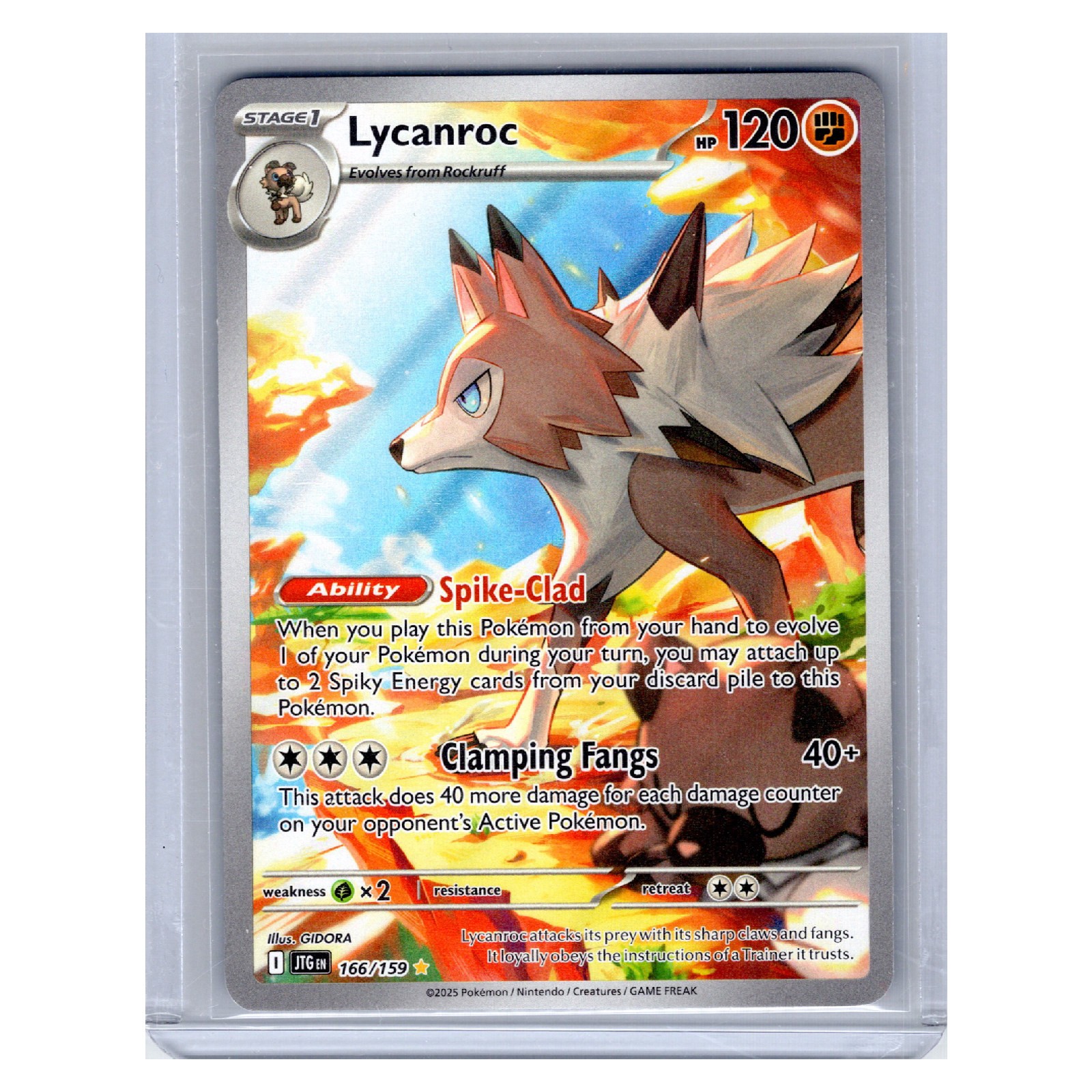 Pokemon TCG Cards - Lycanroc #166/159 (IR) Holo Mint NM - 🚚 Free S/H