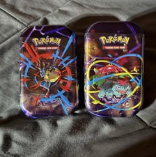Pokemon Mega Evolution Mega Heroes Mini Lata *SELLADO DE FÁBRICA* Lucario & Venasaur