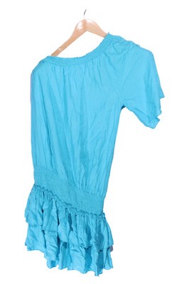 Buffalo Damen T-Shirt Gr. 40;M Blau Casual Feminin Viskose