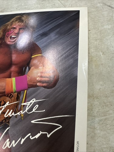 1990 Titan Sports Toys R Us WWF foto promozionale Ultimate Warrior 8x10" (B) - Foto 7 di 7