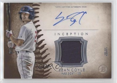 2015 Bowman Inception Relics Sean Coyle #IAR-SC Auto s3g
