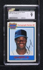 1992 Jumbo Sunflower Seeds Ken Griffey Jr #14 CGC 9 Mint HOF x0o