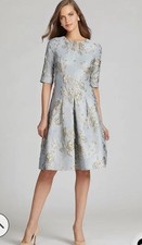 Teri Jon by Rickie Freeman Women's Blue Wedding Dress Size 8 NWT