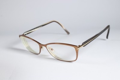 Seiko Brille T6505 Damen Braun 15A Vollrand Titan Brille Brillengestell 53mm