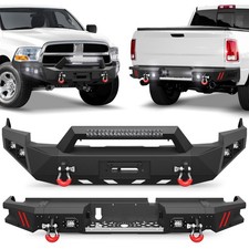 For 2009-2012 Dodge Ram 1500 Off-road Front Or Rear Bumper Wwinch Plate Lights
