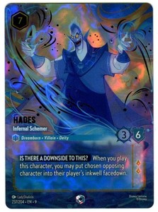 Disney Lorcana TCG: Hades Infernal Schemer Enchanted Foil Fabled 237/204