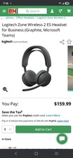 Logitech 981-001502 Zone Wireless 2 ES Headse...