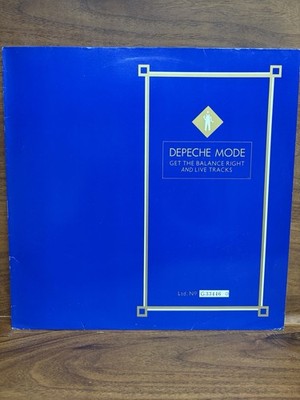 DEPECHE MODE Get The Balance Right and Live Tracks 12'' Maxi 1984 G33446 VG+