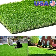 High Quality Artificial Grass Turf Mat Indoor Outdoor Pets Landscaping New