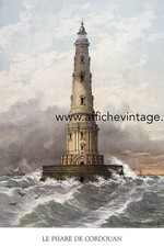 AFFICHE POSTER Phare Cordouan