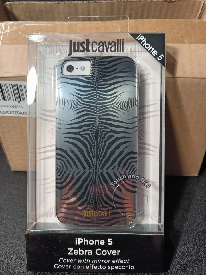 NUEVA FUNDA JUST CAVALLI i-PHONE 5 CEBRA CON EFECTO ESPEJO Foto 2 de 4