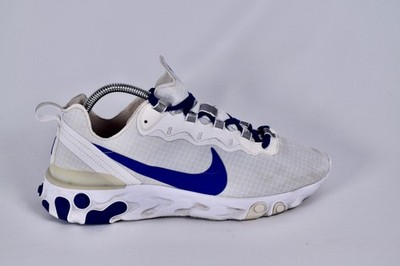 Nike Men's React Element 55 BQ6167-100 White Running Shoes Size 9 D Sneaker