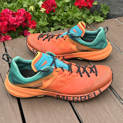 Merrell Signature MTL MQM Shoes Mens 14 Tangerine Orange Trail Hiking Sneakers