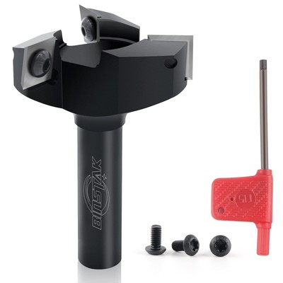 Cnc Spoilboard Surfacing Router Bit, 1/2'' Shank 2'' Cutting Diameter, I