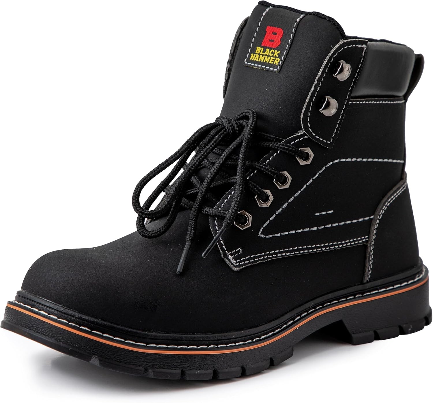 Black Hammer 2600 Men's Safety Boots UK 11 S3 SRC Steel Toe Cap Water-Resistant - Image 5
