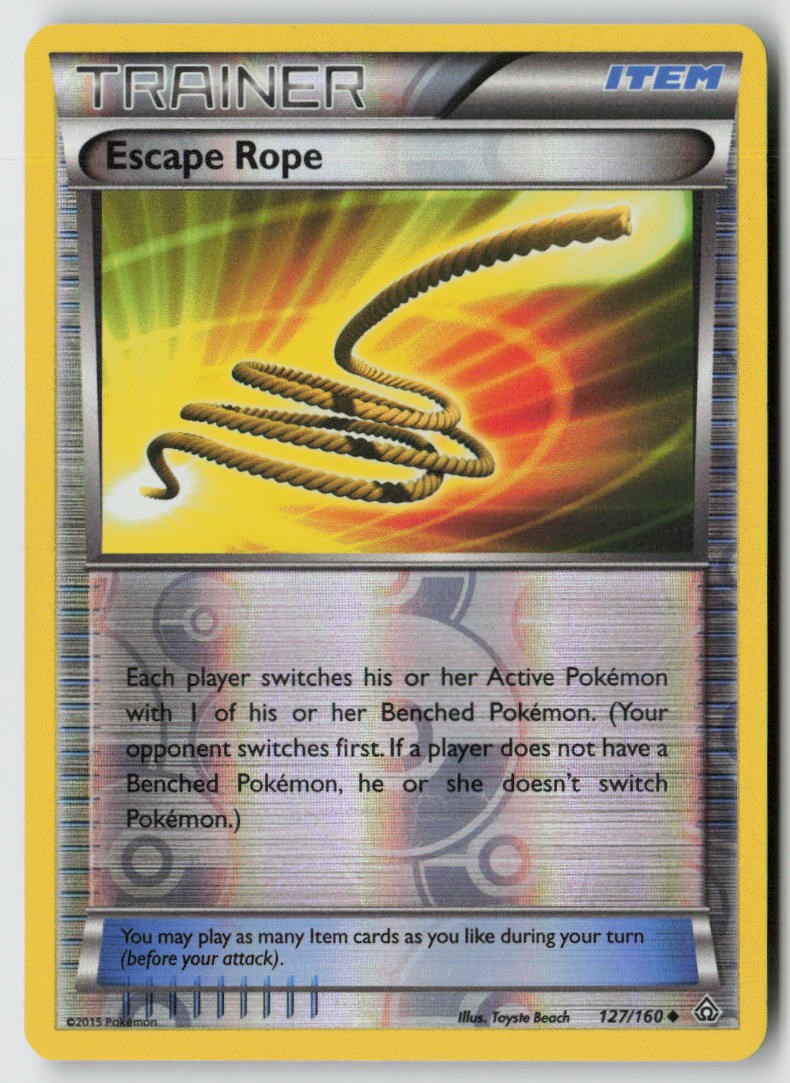 Escape Rope 127/160 - XY - Primal Clash Reverse Holo - PTCG - LP