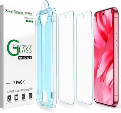Screen Protector & Camera Lens Protector for Google Pixel 9a 6.3'' Tempered Glass