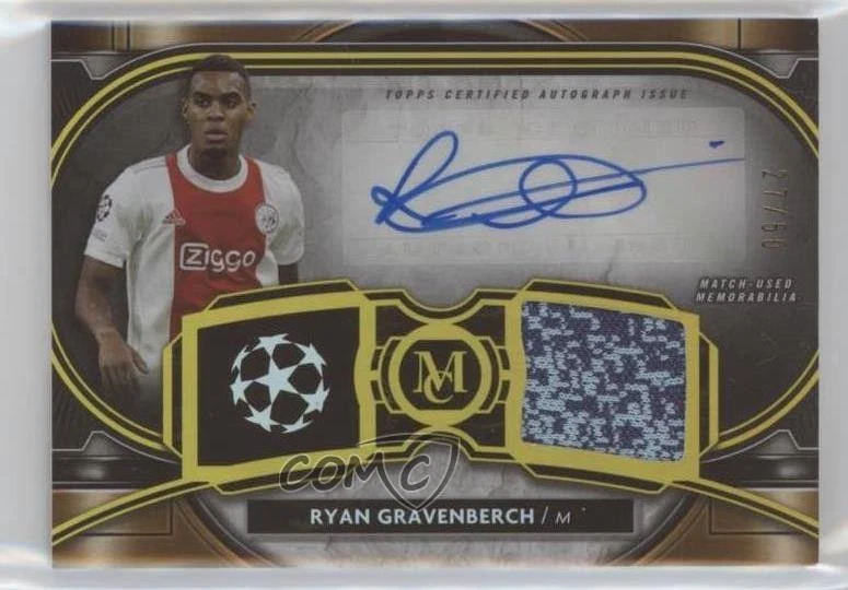 2021-22 Topps Museum Collection UCL Soccer Trading Cards for sale